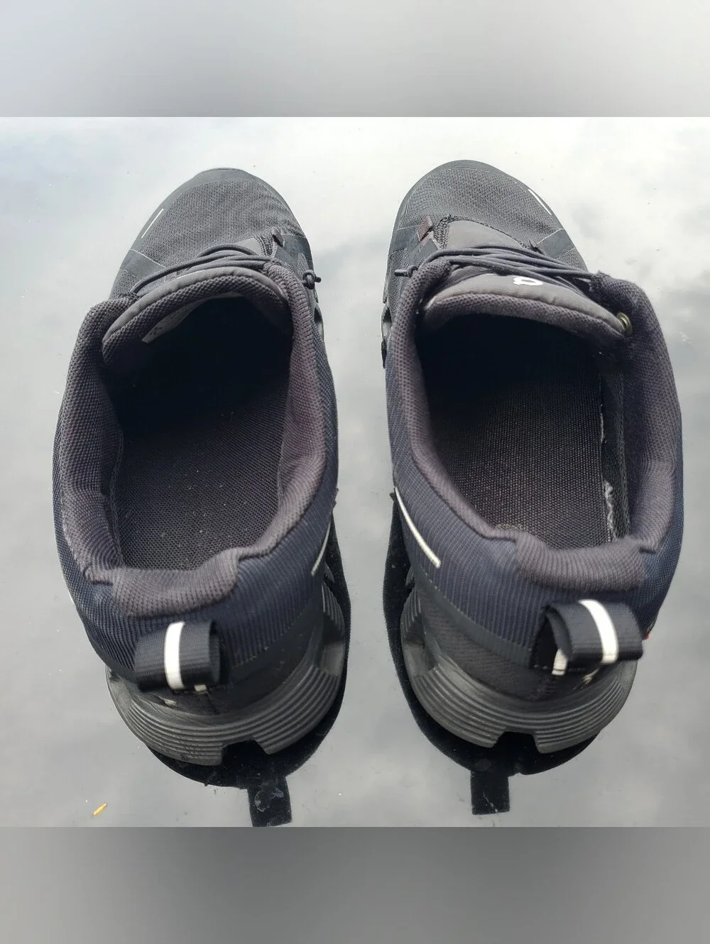 Women Black Athletic Slip-On Sneakers